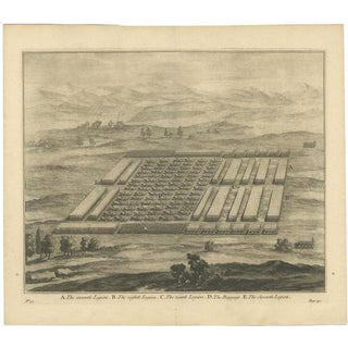 Duncan,, Roman Battle Print of the Seventh Legion, 1753, Paper For Sale