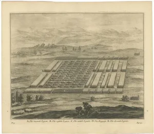 Duncan,, Roman Battle Print of the Seventh Legion, 1753, Paper