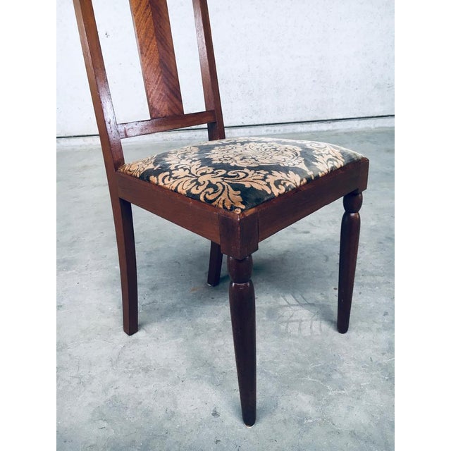 Dutch Modern Haagsche School Dining Chair, Netherlands, 1930s For Sale - Image 6 of 15