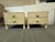 Modern Post Modern Off-White Nightstands, Pair For Sale - Image 3 of 12