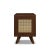 Brown Harrison Bedside Table by Wood Tailors Club For Sale - Image 8 of 8