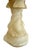 Late 19th Century Antique Miniature Italian Alabaster Pedestal Bowl With Grapes and Dolphins For Sale - Image 5 of 11