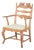Mid-Century Modern Razorblade Armchair in Oak by Henning Kjærnulf, 1960s For Sale
