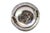 Metal Round Silver Ashtray with Coat of Arms For Sale - Image 7 of 7