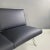 Modern Italian Black Leather Three-Seater Sofa attributed to Gastone Rinaldi for Rima, 1970s For Sale - Image 6 of 12
