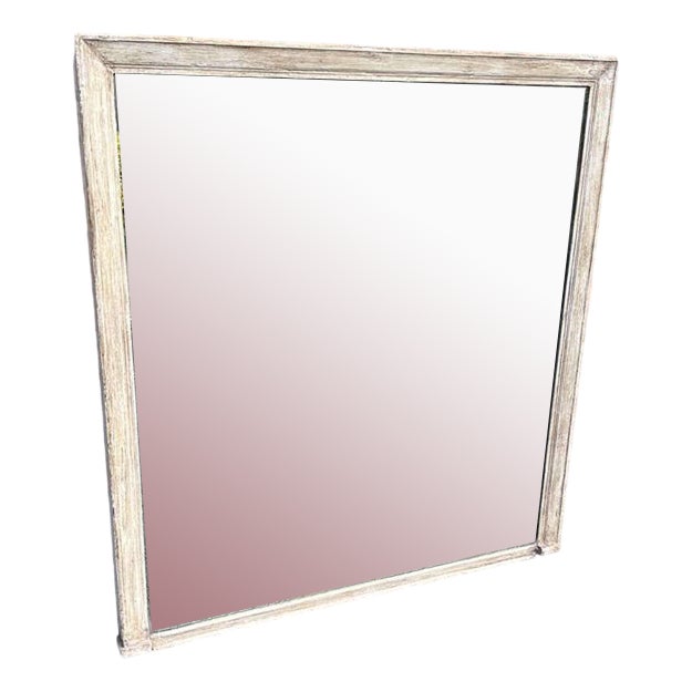 Large Antique English Overmantle Mirror For Sale