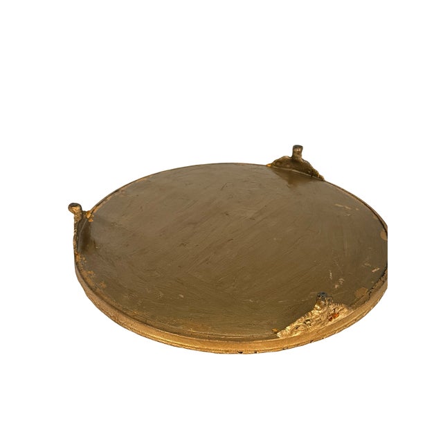 Metal Late 19th Century French Rococo Ormolu Plateau Mirror Tray For Sale - Image 7 of 11