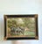 Vintage Zebra Landscape Oil Painting For Sale - Image 4 of 18