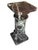 Vintage Neoclassical Rosso Levanto Marble Column Pedestal For Sale - Image 11 of 18