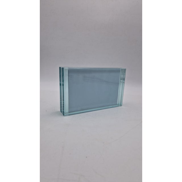 Vintage Photo Frame in Cut Glass from Fontana Arte, 1960s For Sale - Image 14 of 14