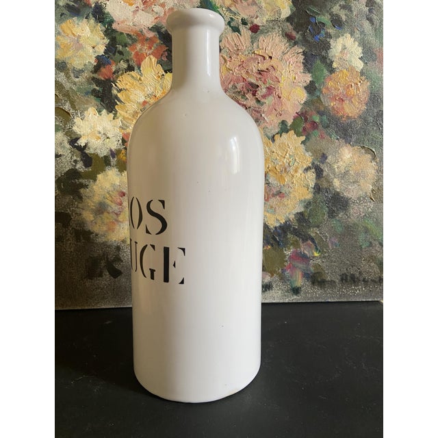 French Bottle Vase from Charolles, 1960s For Sale - Image 3 of 8