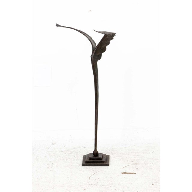 Late 20th Century Steel Sculpture by Lee Sauder For Sale - Image 5 of 9