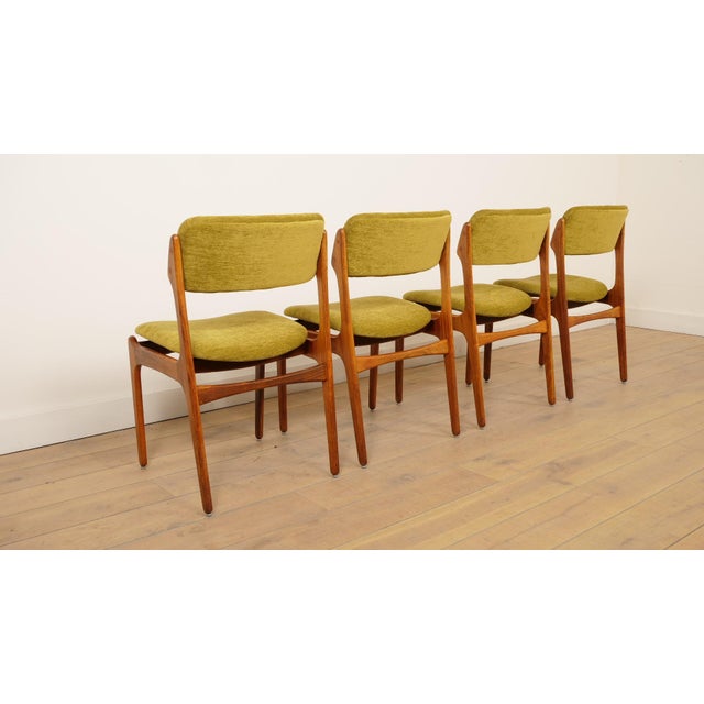 Dining Chairs with Armrests in Rosewood by Erik Buch, Set of 4 For Sale - Image 15 of 17