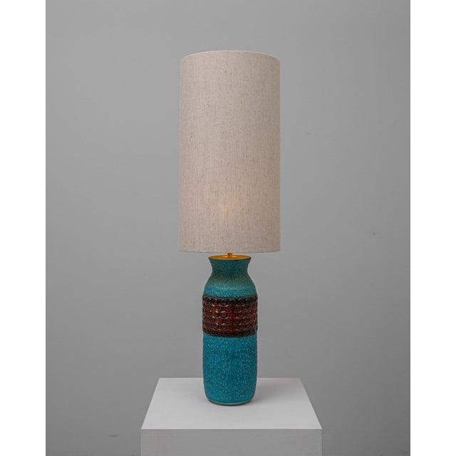 20th Century German Ceramic Table Lamp For Sale - Image 17 of 18