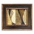 Contemporary Paper Collage in Vintage Frame For Sale