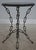 Age: Approx: 20 Years Old Details: Inlaid Marble Top High Quality Construction Iron Chain Base Inlaid Marble Overlay...