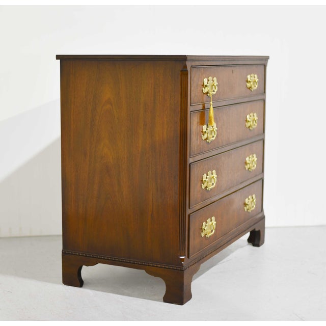 1960s Chippendale Style Mahogany Chest by Kittinger of Buffalo New York For Sale In Chicago - Image 6 of 14