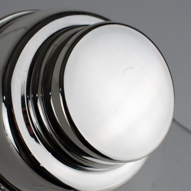Guido Galbiati, Italy, Modernist Silver Plate Cocktail Shaker For Sale - Image 10 of 12