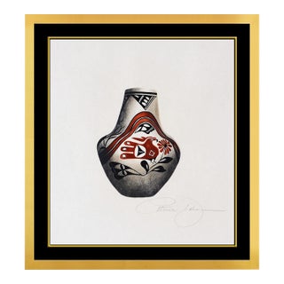 Late 20th Century Acoma Polychrome Jar, Patricia Dobson For Sale