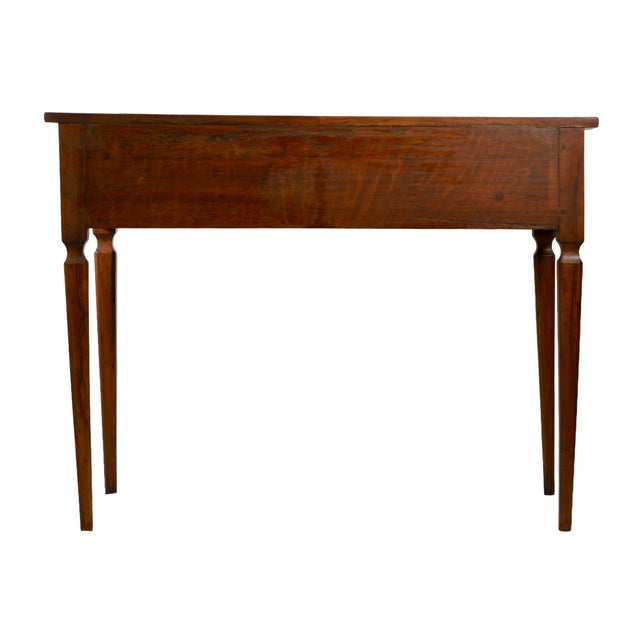 Antique Italian Cherrywood Writing Desk with Drawer, Late 18th-Early 19th Century For Sale - Image 4 of 12