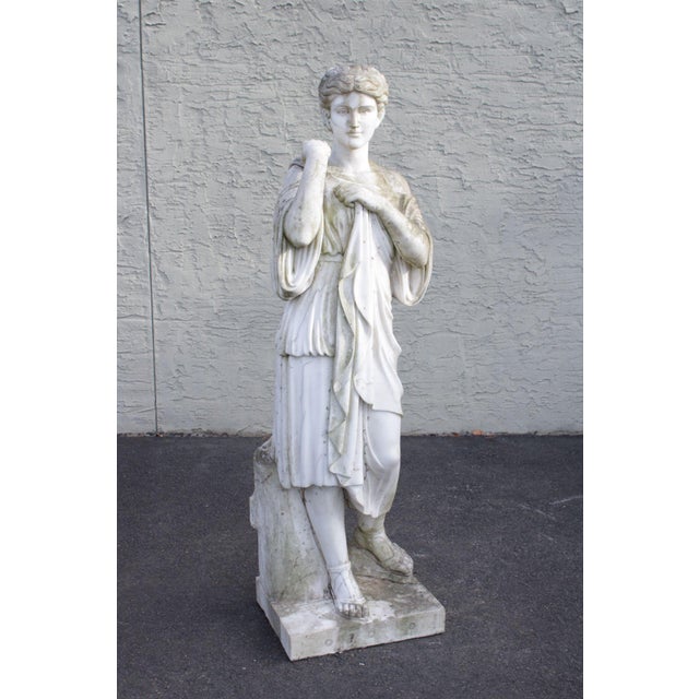 High Quality Classical Style Garden Statue After The Diana Of Gabii Depicting The Roman Goddess Diana In Contrapposto Pose...
