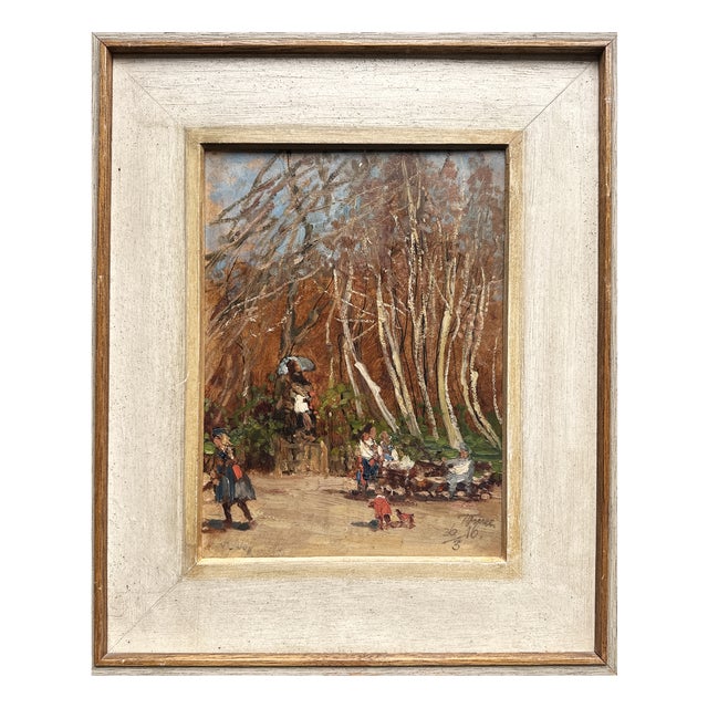 Heinrich Jindrich Tomec, Painting, 1916, Czech/Austrian Impressionist, Vienna, Prague, Provenance Kinsky For Sale