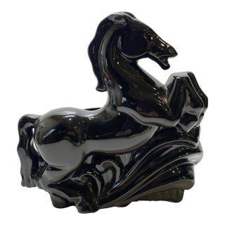 Vintage Ceramic Horse Planter Mid Century Modern For Sale