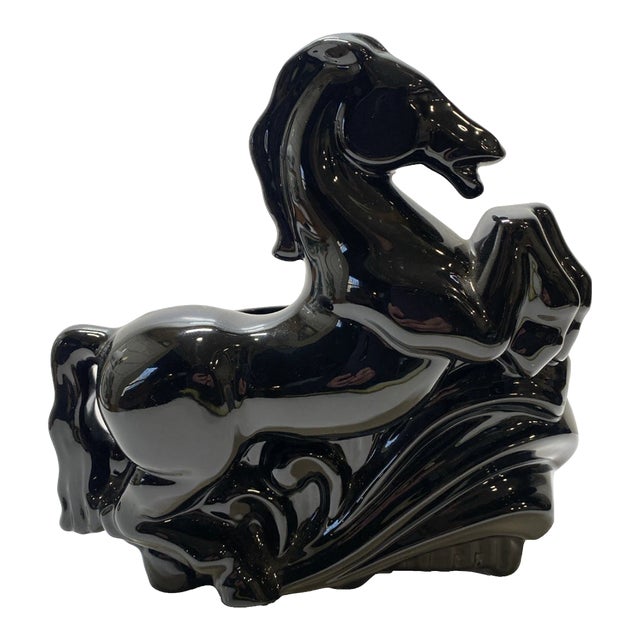 Vintage Ceramic Horse Planter Mid Century Modern For Sale