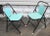 Mid-Century Modern Mid 20th Century Vintage Green & Black Shott Mid Century 50s Atomic Folding Chairs - Set of 2 For Sale - Image 3 of 12