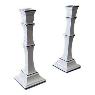 Vintage MCM Italian Candle Holders -Set of 2 For Sale