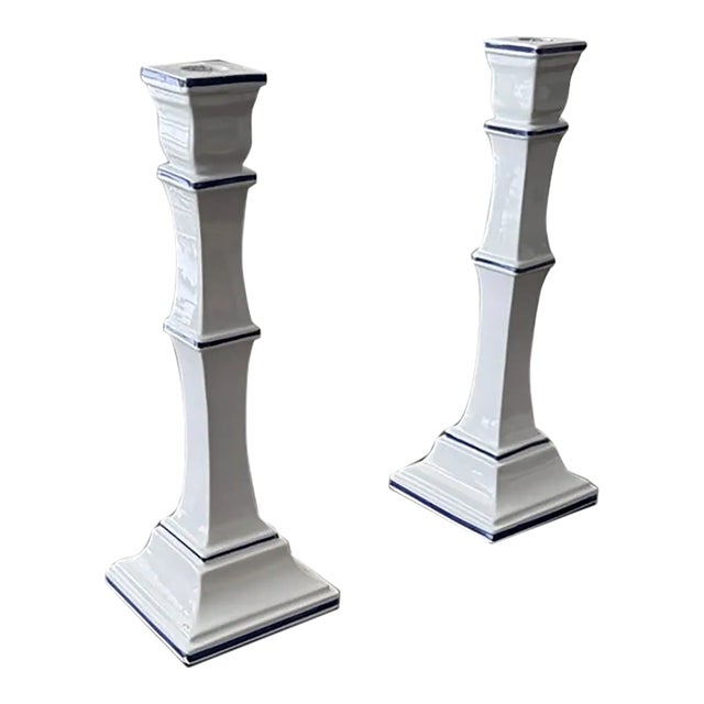 Vintage MCM Italian Candle Holders -Set of 2 For Sale