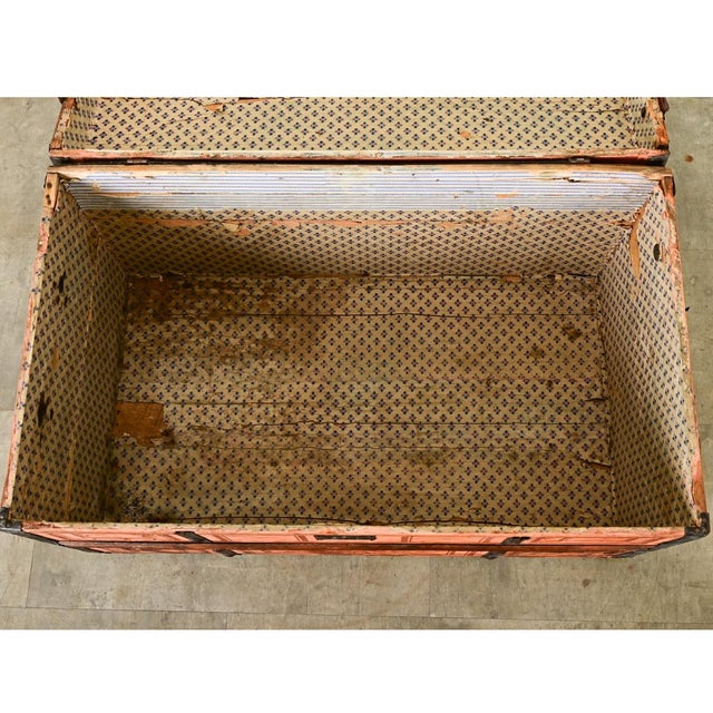 French 19th Century Steamer Trunk For Sale In Baton Rouge - Image 6 of 9