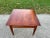 Vintage Heritage Mid-Century Danish Modern Solid Walnut Side Table | Sculpted Minimalist Accent Table | MCM End Table For Sale - Image 10 of 12