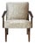 19th Century France Brown Wood Armchair For Sale