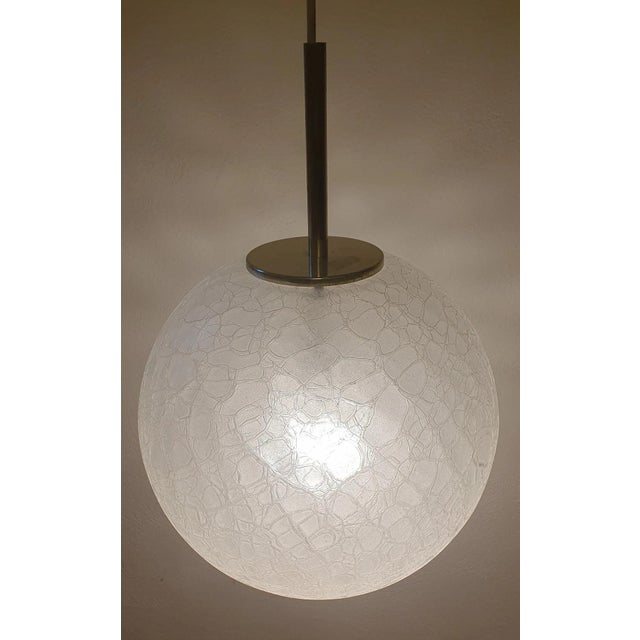 Large Vintage Glassworks Pendant Lamp from Glashütte Limburg, 1960s, in Very Good conditions. Designed 1960 to 1969 I have...