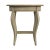 Jeanette Oval Wood Side Table, Beige For Sale In Chicago - Image 6 of 8