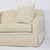 Beige m.j. Design Consultants Custom Neutral Upholstered Sofa For Sale - Image 8 of 14