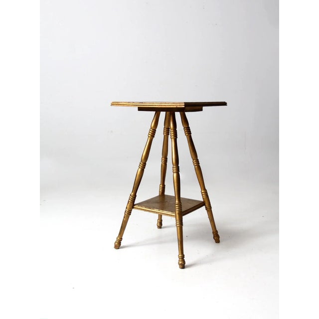 Early 20th Century Antique Painted Side Table For Sale - Image 5 of 13