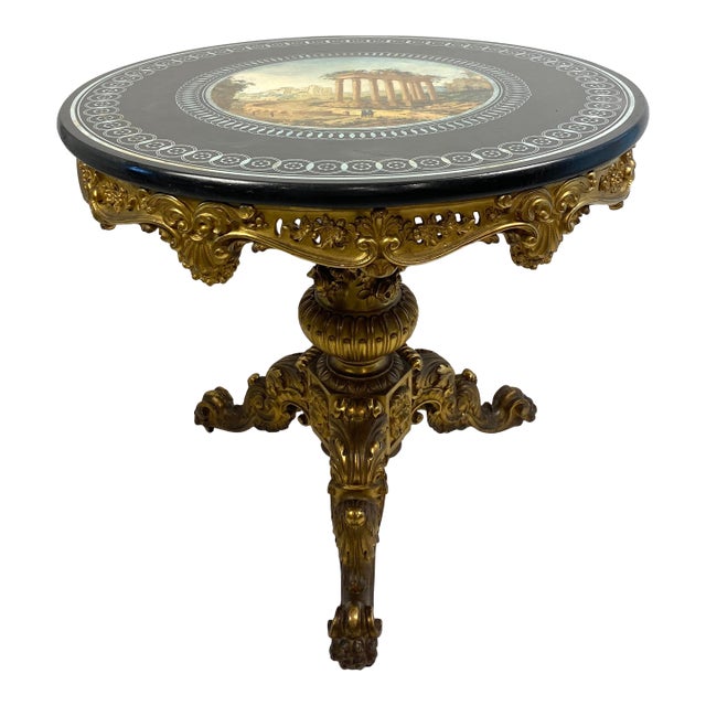 19th Century French Gueridon Table, Giltwood, Louis XV Style For Sale