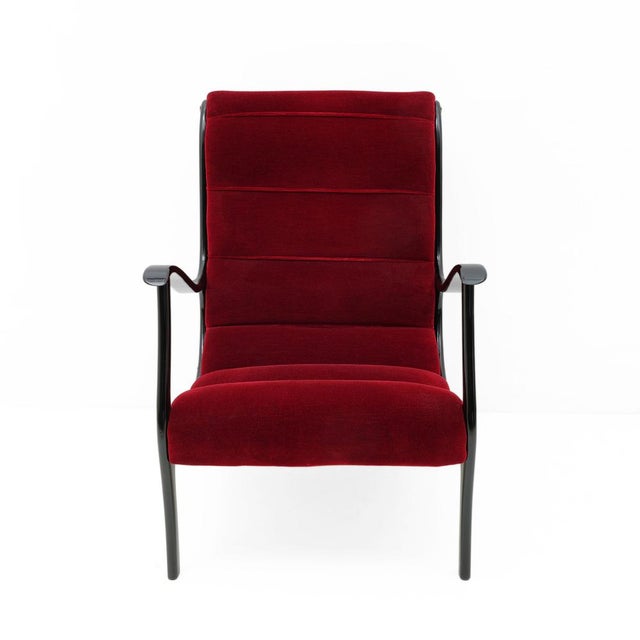 1950s Mid-Century Modern Italian Mitzi Armchair by Ezio Longhi for Elam, 1950s For Sale - Image 5 of 8