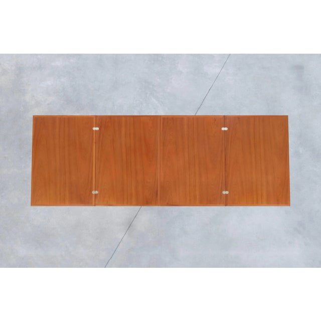 Scandinavian Modern Expanding Teak Dining Table by Folke Ohlsson for Dux For Sale - Image 11 of 12