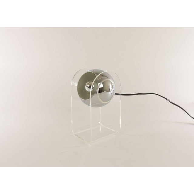 Chrome Sphere Table Lamp from Insta Gmbh, 1970s For Sale - Image 9 of 9