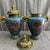 Late 20th Century Exquisite Pair of Chinese Cloisonné Enamel Dragon General Jars With Beast Handles & Lids - 20" Tall For Sale - Image 5 of 8