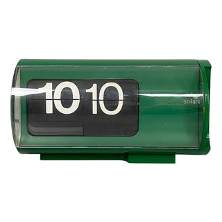 Mid-Century Italian Clock Cifra 3 Synchron by Gino Valle for Solari & C., 1960s For Sale
