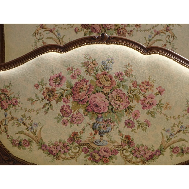 Louis XV Slant Bed with Slatted Base, 1950s For Sale - Image 3 of 18
