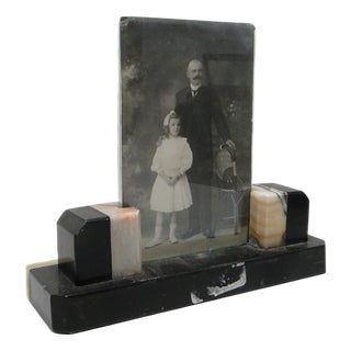 Art Deco Belgian Figurative Frame, 1930s For Sale