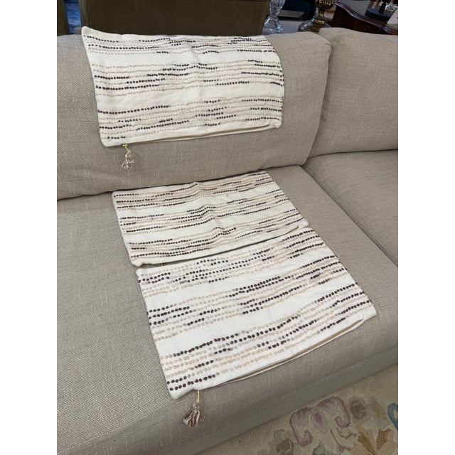 Serena & Lily Pryce Lumbar Pillow Covers, Set of Three For Sale - Image 10 of 12