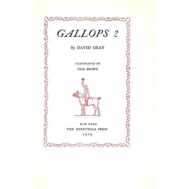 GRAY, David Vol. I (SIGNED) [181] pp. Vol. II [209] pp. Vol. III Mr. Carteret [163] pp. The Derrydale Press Hitchcock...