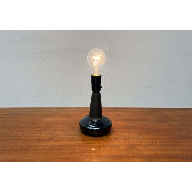Mid-Century Danish Studio Pottery Table Lamp by Einar Johansen for Søholm, 1960s For Sale - Image 9 of 18