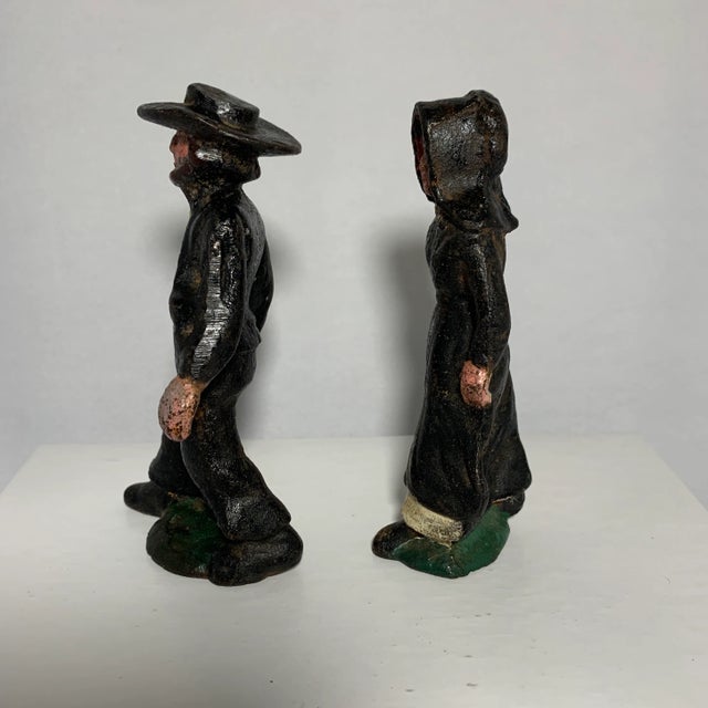 Cast Iron Country Couple For Sale - Image 4 of 8